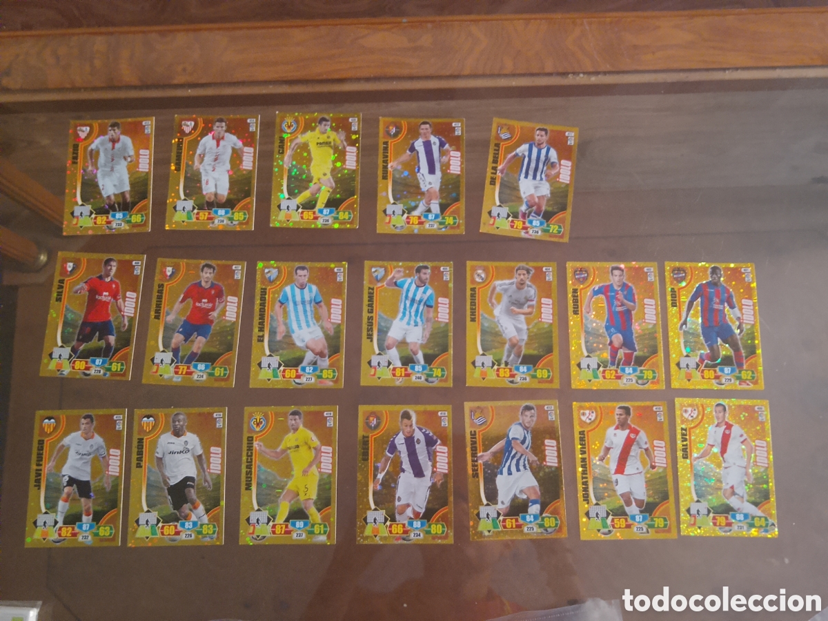 Cromos de f&uacute;tbol: &Iacute;dolo 14-15 Adrenalyn XL 2014 2015