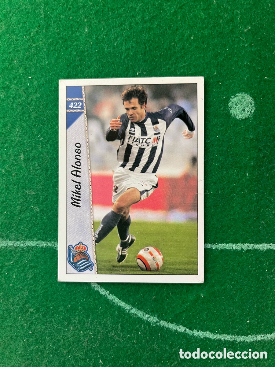 Cromos de f&uacute;tbol: 422 MIKEL ALONSO REAL SOCIEDAD LAS FICHAS DE LA LIGA 2006 2007 MUNDICROMO