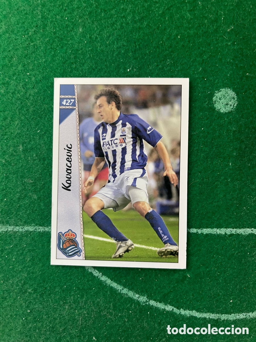 Cromos de f&uacute;tbol: 427 KOVACEVIC REAL SOCIEDAD LAS FICHAS DE LA LIGA 2006 2007 MUNDICROMO