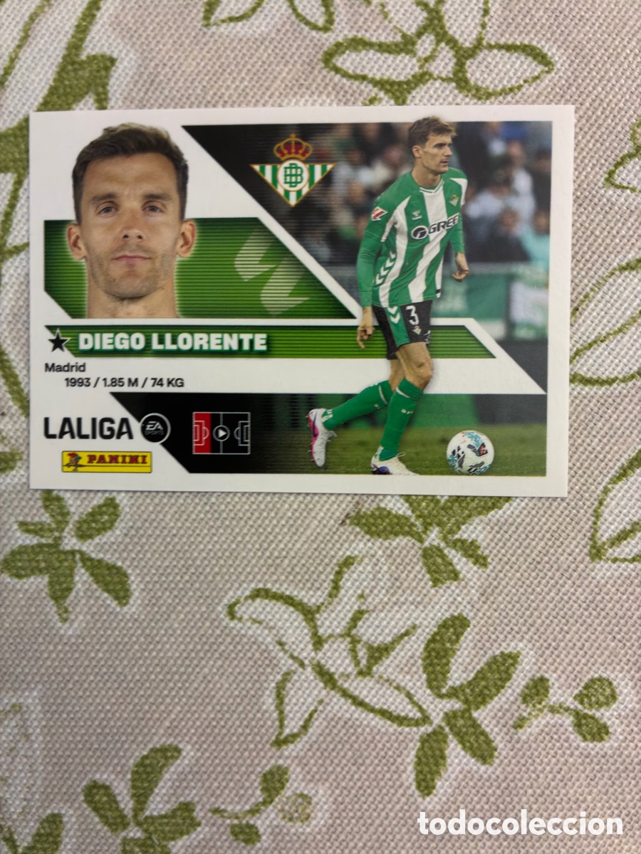 Cromos de f&uacute;tbol: Cromo Diego Llorente N&ordm; 6 - Real Betis - Liga 2026-27 Colecciones Este / Panini (Sin Pegar)