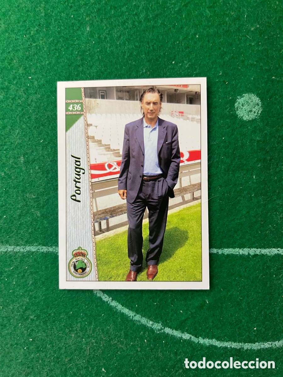 Football Stickers: 436 PORTUGAL RACING DE SANTANDER LAS FICHAS DE LA LIGA 2006 2007 MUNDICROMO ENTRENADOR