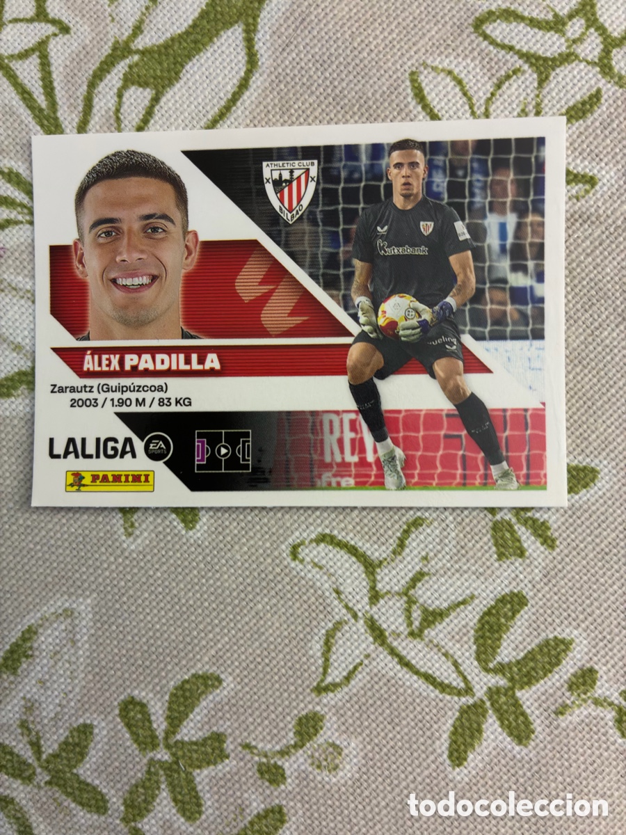 Football Stickers: Cromo &Aacute;lex Padilla N&ordm; 4 - Athletic Club - Liga 2026-27 Colecciones Este / Panini (Sin Pegar)