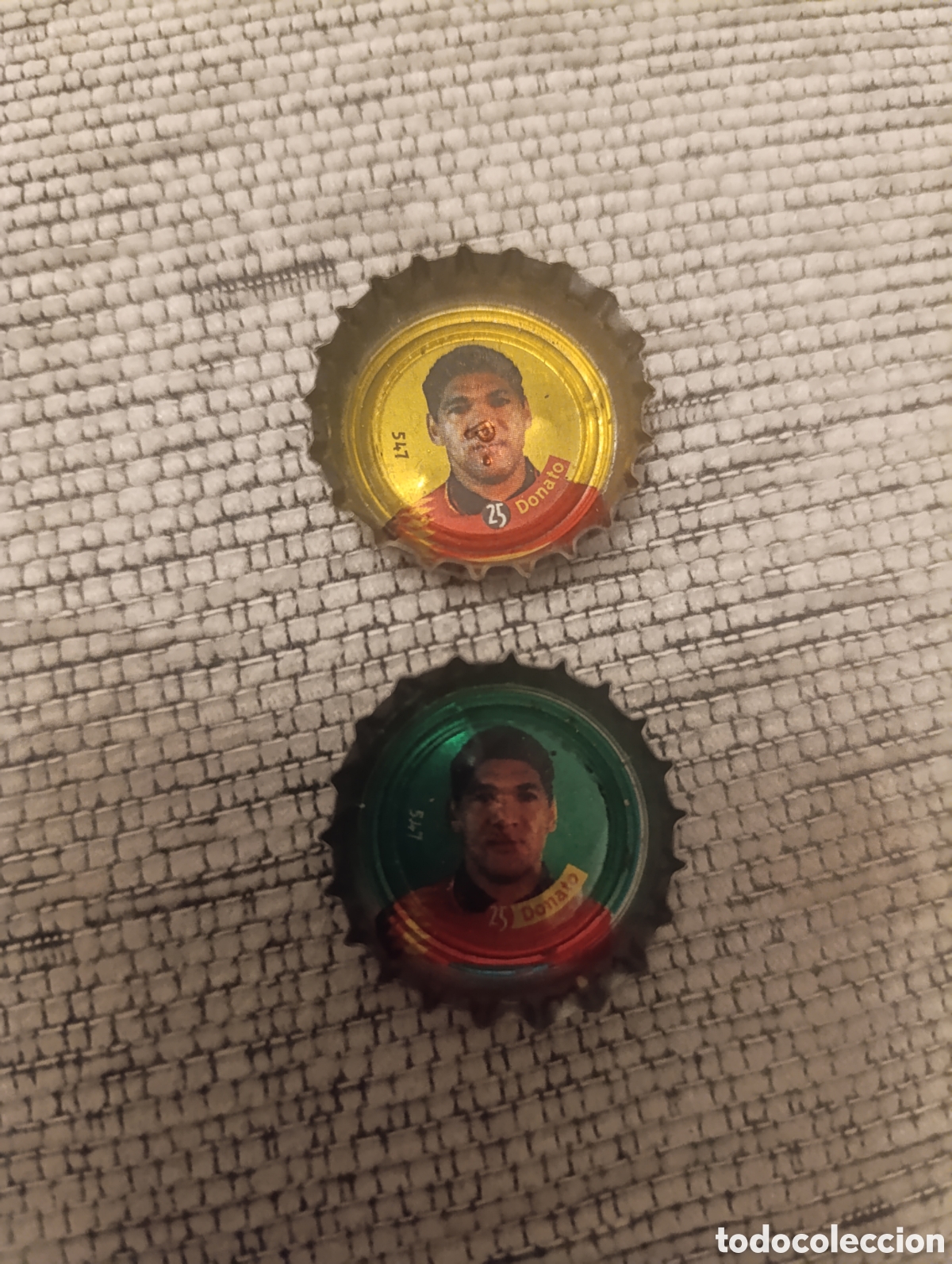 Football Stickers: Chapa Coca Cola Selecci&oacute;n Espa&ntilde;ola de Futbol n 25 Donato