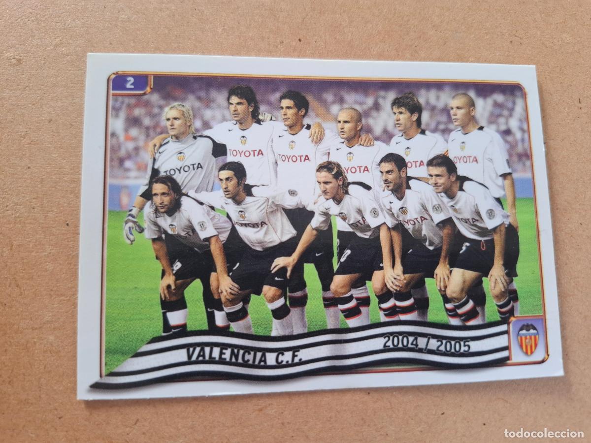Cromos de f&uacute;tbol: MUNDICROMO 2004 2005 04 05 - 2 HIMNO ( EN CASTELLANO ) / EQUIPO - VALENCIA CF