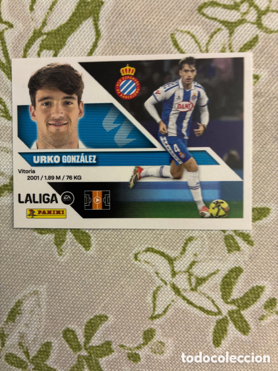 Cromos de f&uacute;tbol: Cromo Urko Gonz&aacute;lez N&ordm; 12 - RCD Espanyol - Liga 2026-27 Colecciones Este / Panini (Sin Pegar)