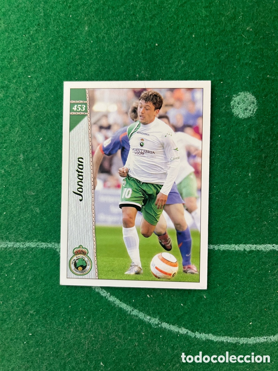 Cromos de f&uacute;tbol: 453 JONATAN RACING DE SANTANDER LAS FICHAS DE LA LIGA 2006 2007 MUNDICROMO