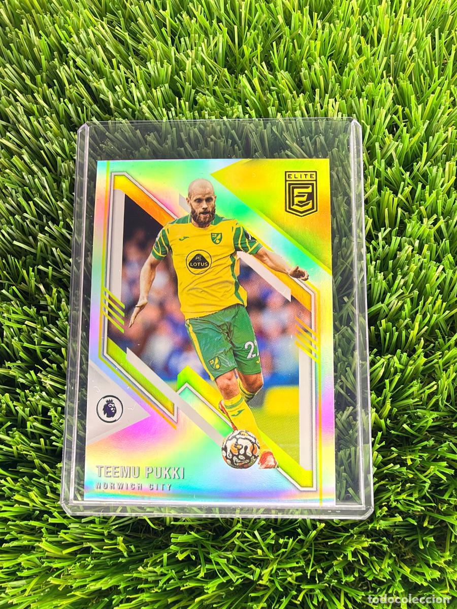 Cromos de f&uacute;tbol: N&ordm; 130 Teemu Pukki Norwich City Donruss &Eacute;lite Premier League 21 22