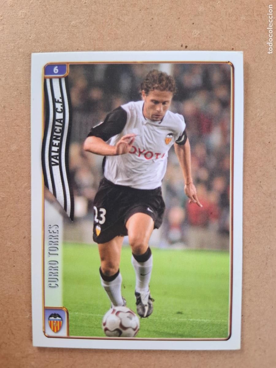 Cromos de f&uacute;tbol: MUNDICROMO 2004 2005 04 05 - 6 CURRO TORRES - VALENCIA CF