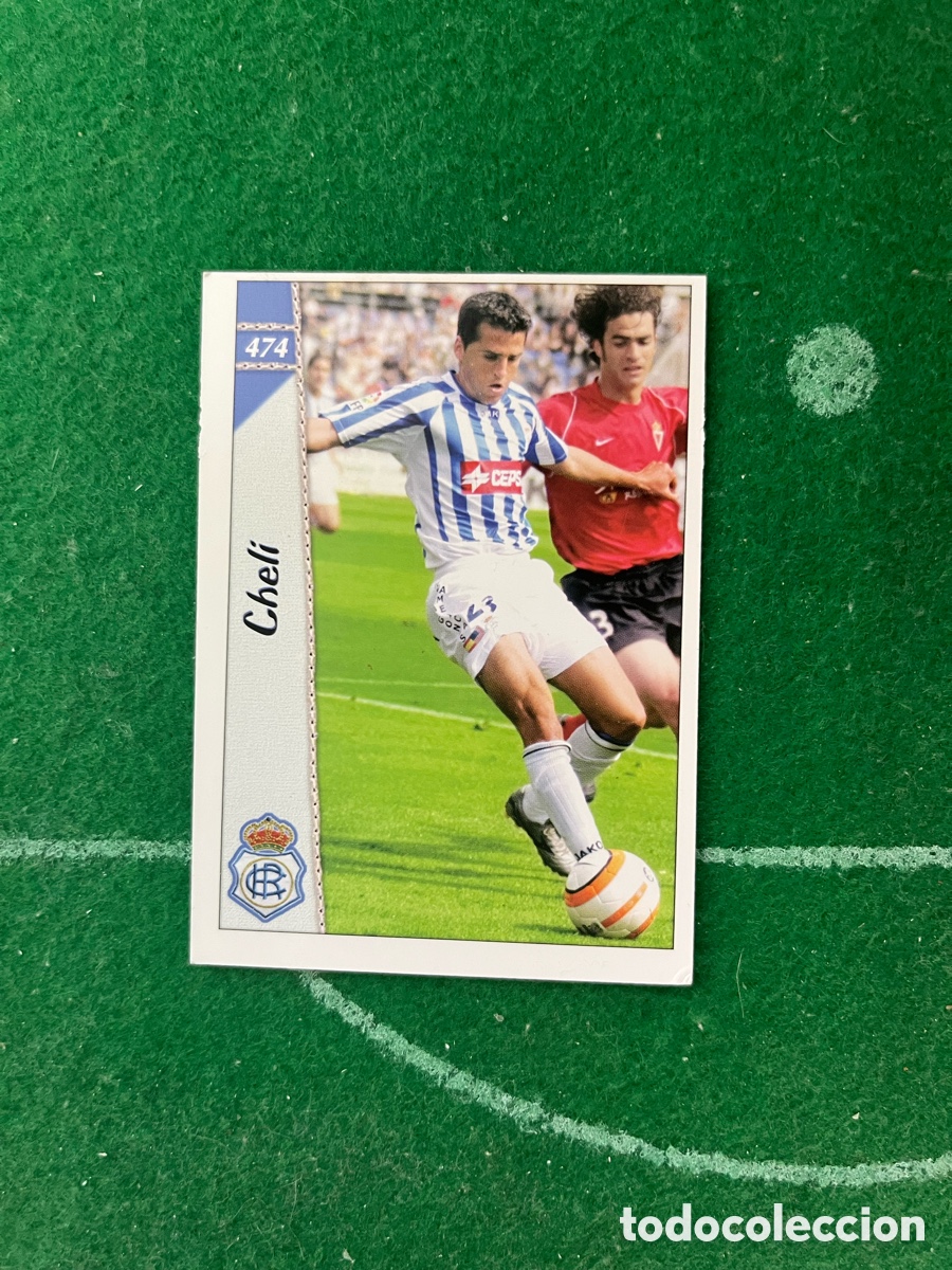 Cromos de f&uacute;tbol: 474 CHELI RECREATIVO DE HUELVA LAS FICHAS DE LA LIGA 2006 2007 MUNDICROMO