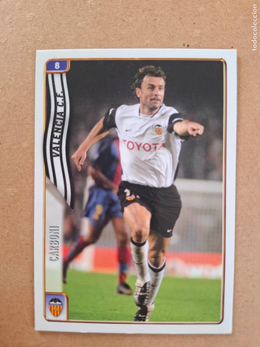 Cromos de f&uacute;tbol: MUNDICROMO 2004 2005 04 05 - 8 CARBONI - VALENCIA CF