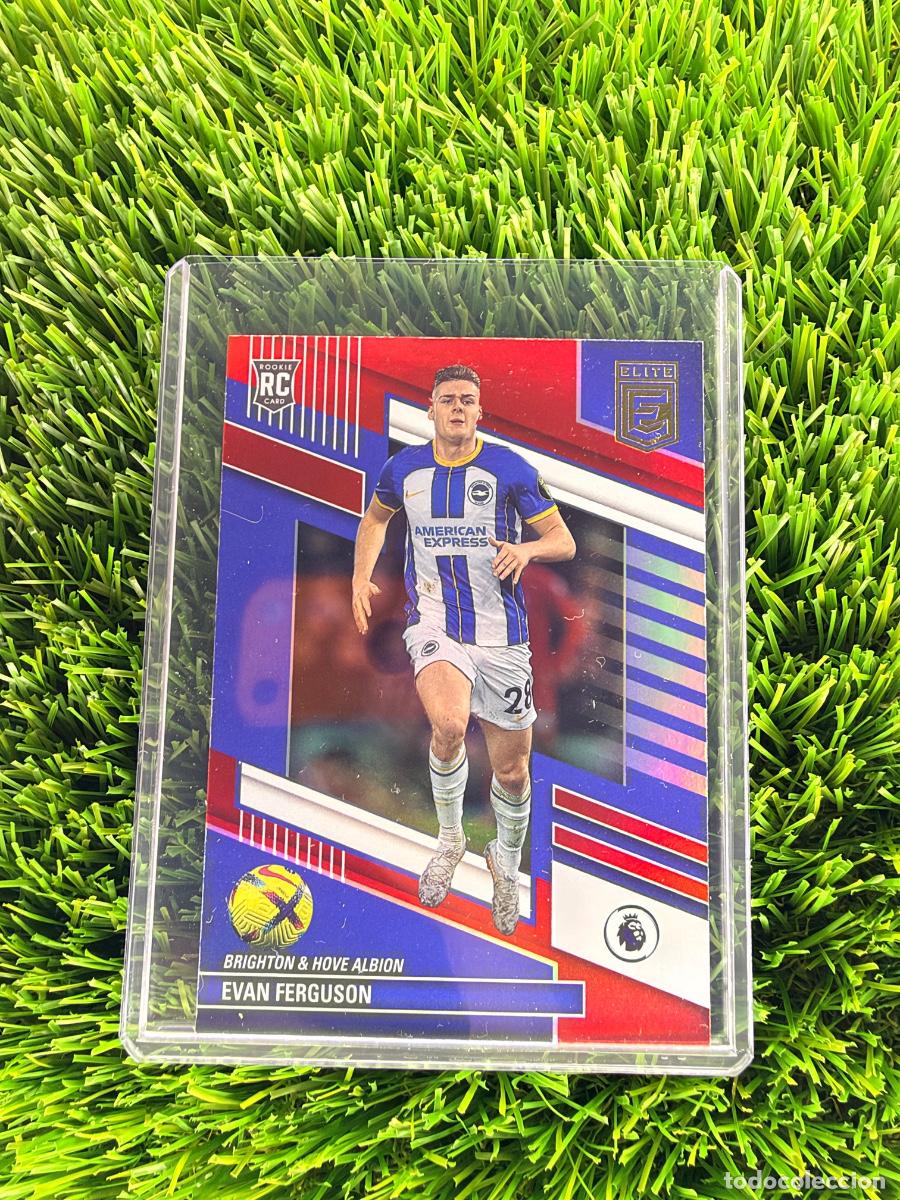 Cromos de f&uacute;tbol: N&ordm; 205 Evan Ferguson Red Paralell Brighton Donruss &Eacute;lite Premier League 22 23