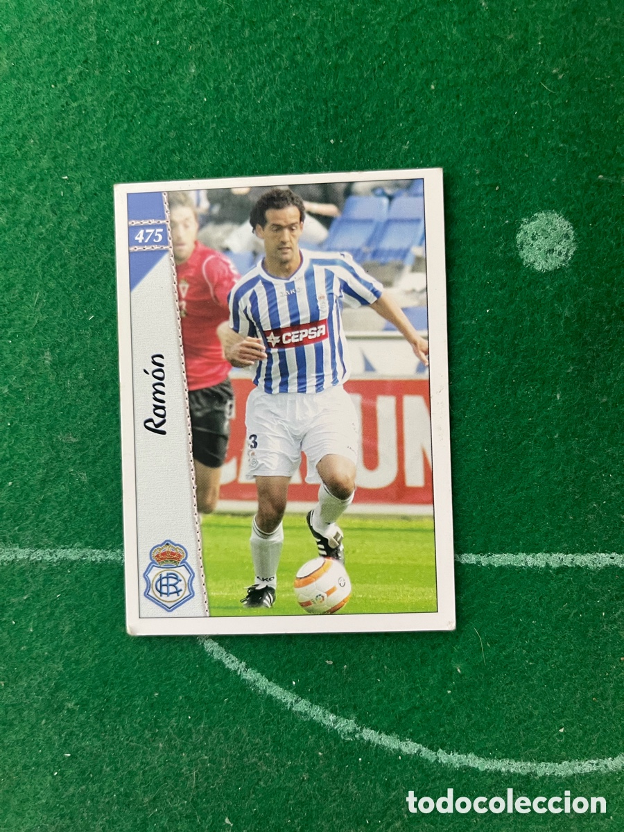 Cromos de f&uacute;tbol: 475 RAMON RECREATIVO DE HUELVA LAS FICHAS DE LA LIGA 2006 2007 MUNDICROMO