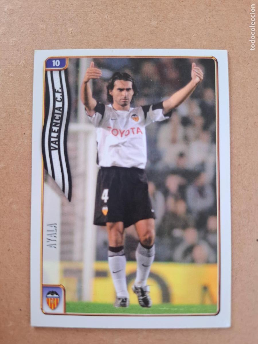 Cromos de f&uacute;tbol: MUNDICROMO 2004 2005 04 05 - 10 AYALA - VALENCIA CF