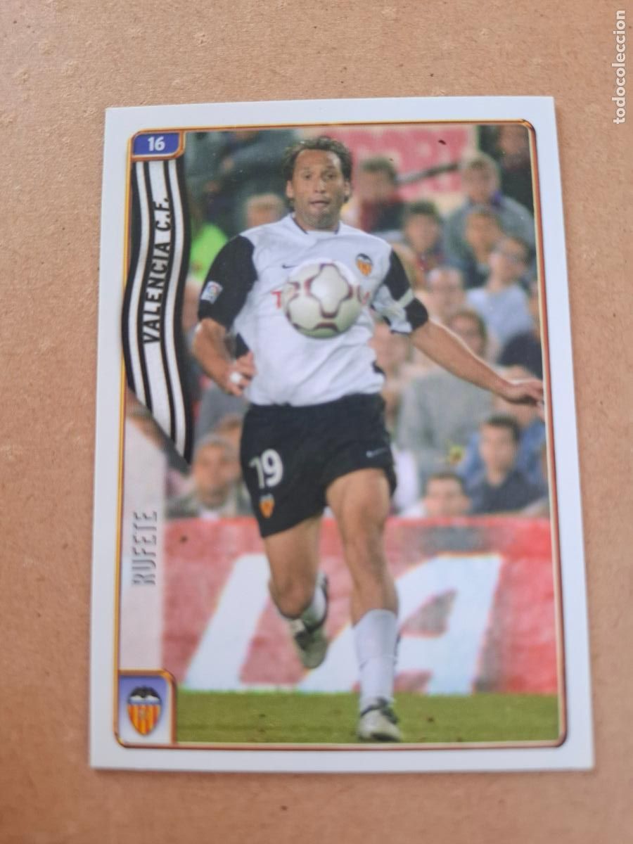 Cromos de f&uacute;tbol: MUNDICROMO 2004 2005 04 05 - 16 RUFETE - VALENCIA CF