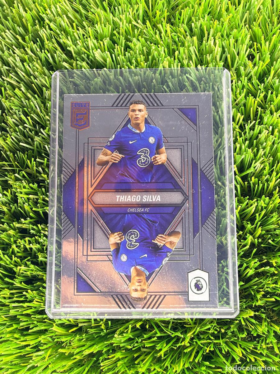 Cromos de f&uacute;tbol: N&ordm; 9 Thiago Silva Elite Deck Chelsea Donruss &Eacute;lite Premier League 22 23