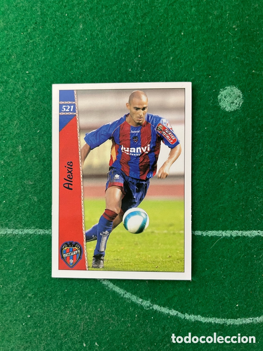 Cromos de f&uacute;tbol: 521 ALEXIS LEVANTE LAS FICHAS DE LA LIGA 2006 2007 MUNDICROMO