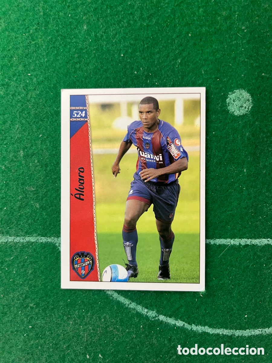 Cromos de f&uacute;tbol: 524 &Aacute;LVARO LEVANTE LAS FICHAS DE LA LIGA 2006 2007 MUNDICROMO