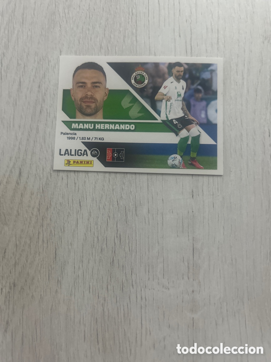 Cromos de f&uacute;tbol: Manu Hernando 9A 9 A Racing Liga Este 2026/27 26-27 Panini