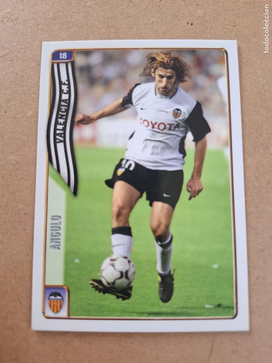 Cromos de f&uacute;tbol: MUNDICROMO 2004 2005 04 05 - 18 ANGULO - VALENCIA CF