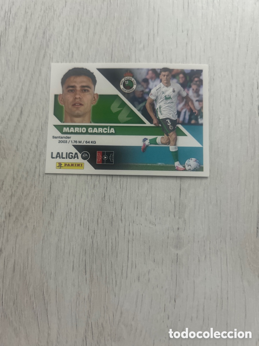Cromos de f&uacute;tbol: Mario Garc&iacute;a 9B 9 B Racing Liga Este 2026/27 26-27 Panini
