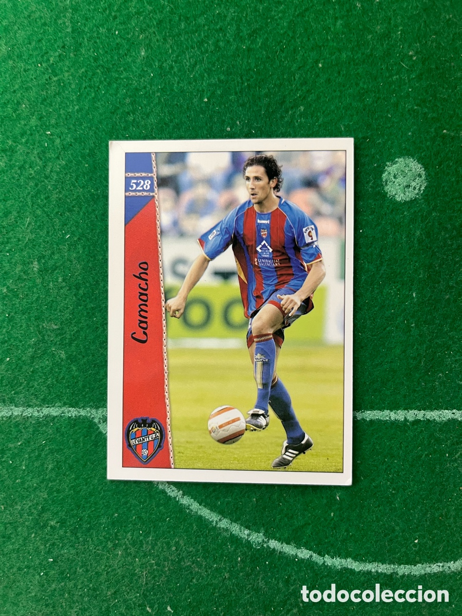 Cromos de f&uacute;tbol: 528 CAMACHO LEVANTE LAS FICHAS DE LA LIGA 2006 2007 MUNDICROMO