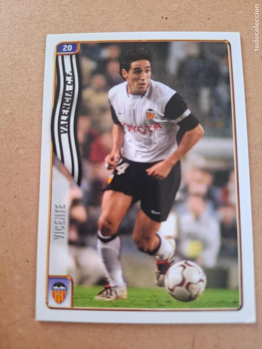 Cromos de f&uacute;tbol: MUNDICROMO 2004 2005 04 05 - 20 VICENTE - VALENCIA CF