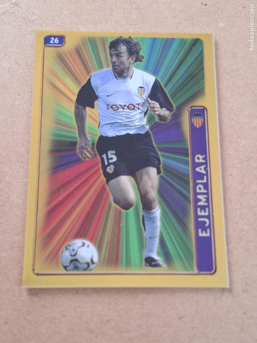 Fu&szlig;ball-Sticker: MUNDICROMO 2004 2005 04 05 - 26 CARBONI ( BRILLO LISO ) - VALENCIA CF