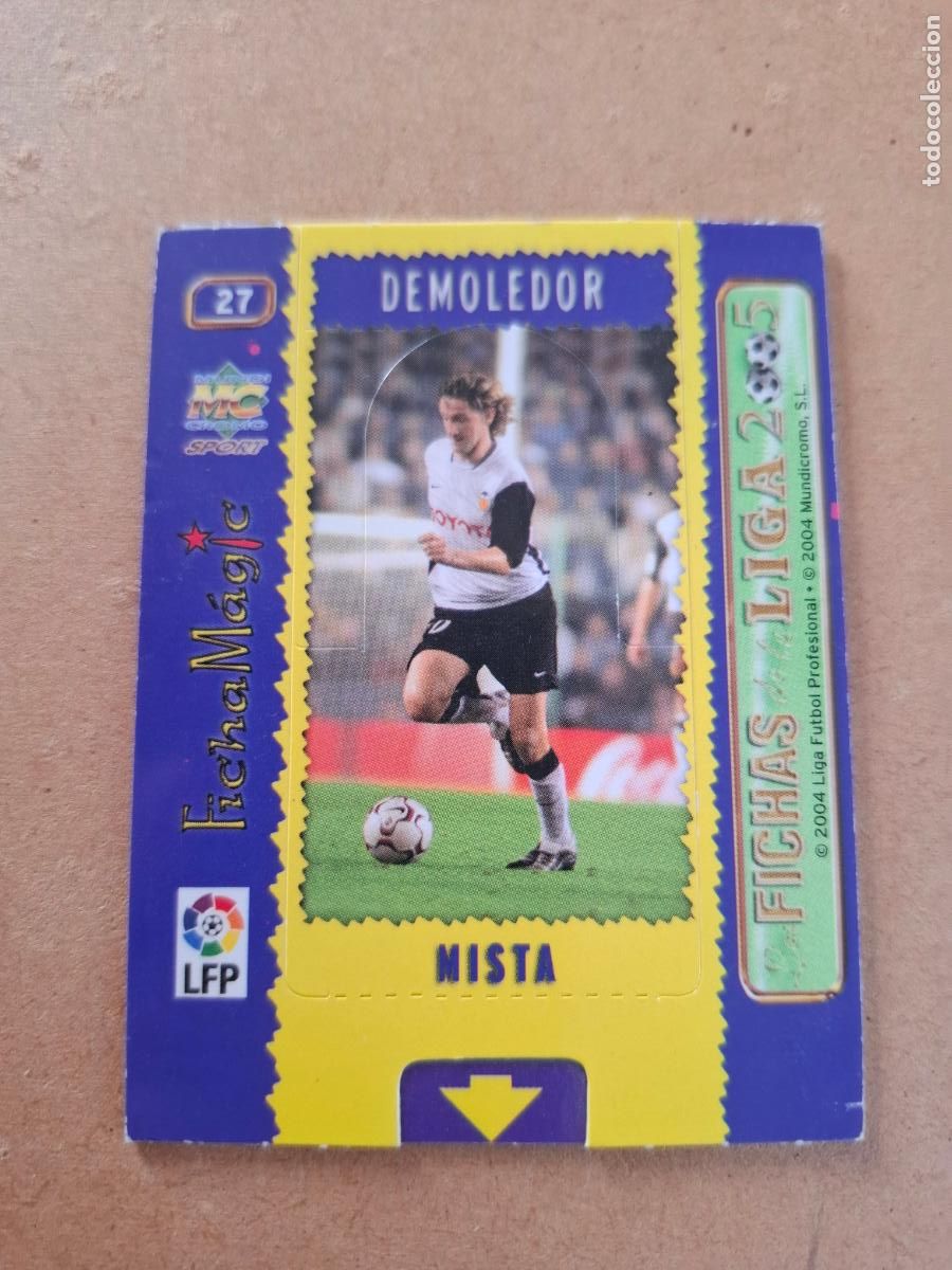 Fu&szlig;ball-Sticker: MUNDICROMO 2004 2005 04 05 - 27 MISTA ( MAGIC CARD ) - VALENCIA CF