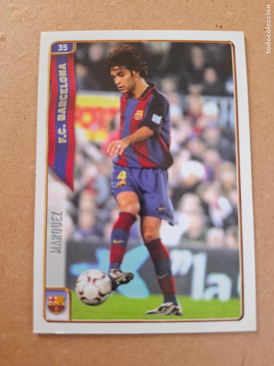 Cromos de f&uacute;tbol: MUNDICROMO 2004 2005 04 05 - 35 M&Aacute;RQUEZ - FC. BARCELONA