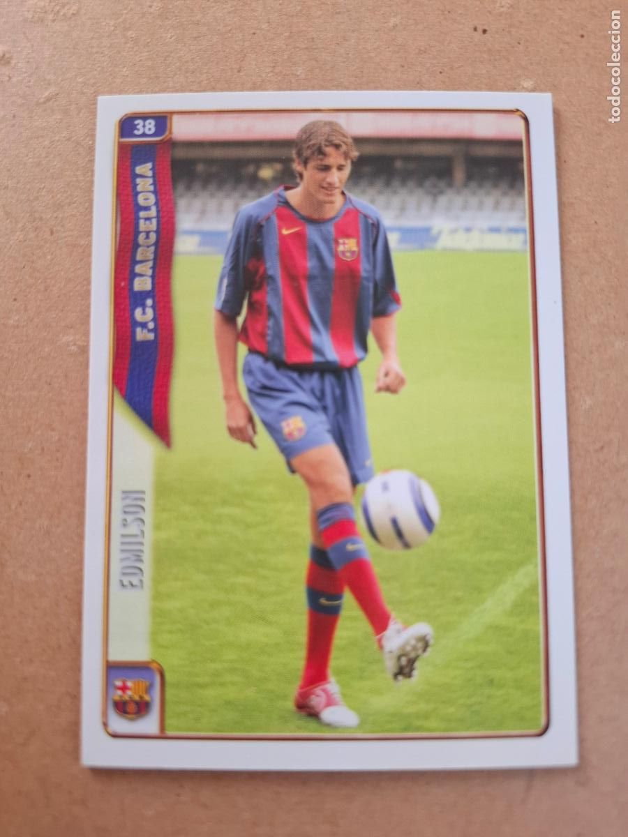 Cromos de f&uacute;tbol: MUNDICROMO 2004 2005 04 05 - 38 EDMILSON - FC. BARCELONA