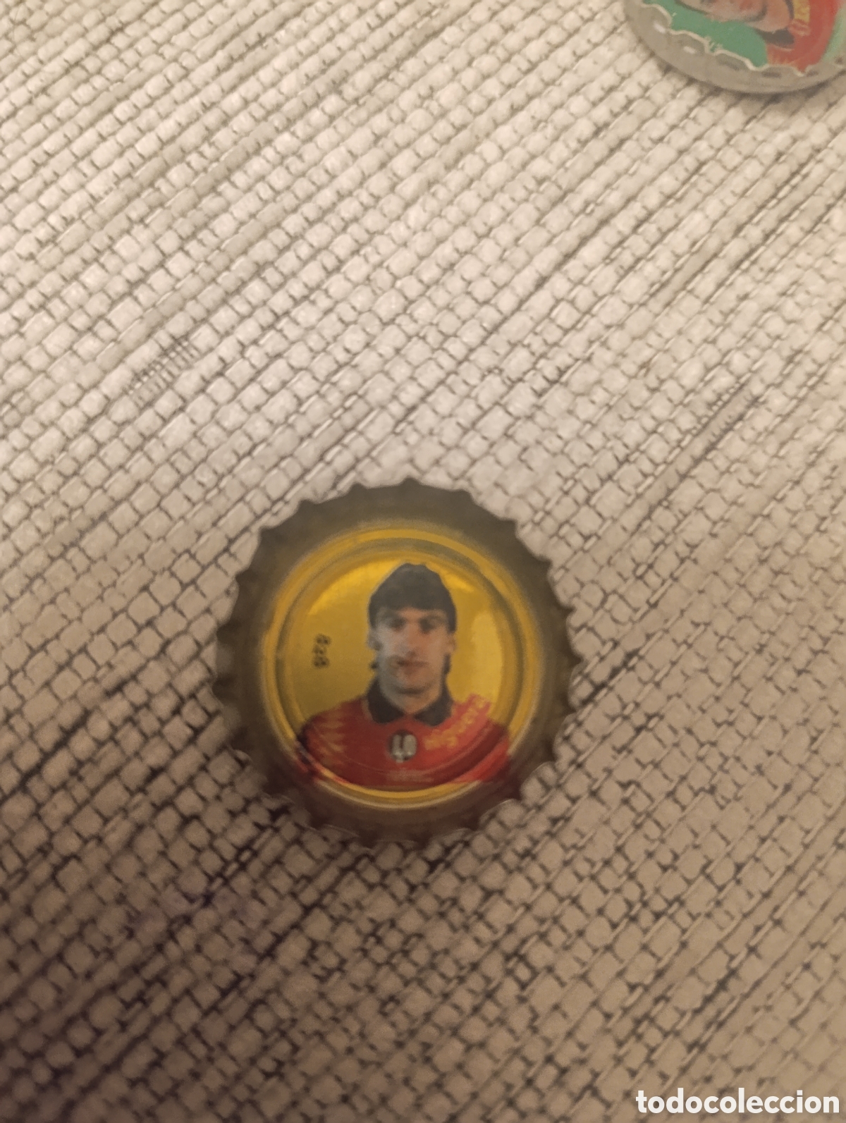 Cromos de f&uacute;tbol: Chapas Coca Cola Selecci&oacute;n Espa&ntilde;ola de Futbol n 40 Higuera