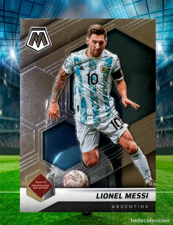 Cromos de f&uacute;tbol: Lionel Messi 2021-22 Panini Mosaic FIFA Road