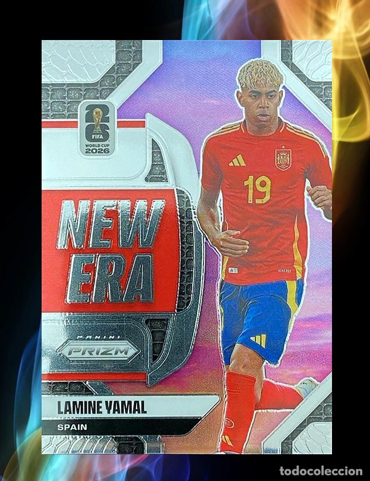 Cromos de f&uacute;tbol: Lamine Yamal - New Era - 2026 Panini Prizm FIFA