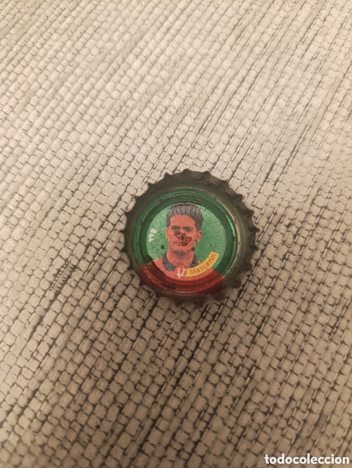 Cromos de f&uacute;tbol: Chapas Coca Cola Selecci&oacute;n Espa&ntilde;ola de Futbol n 42 Manjarin