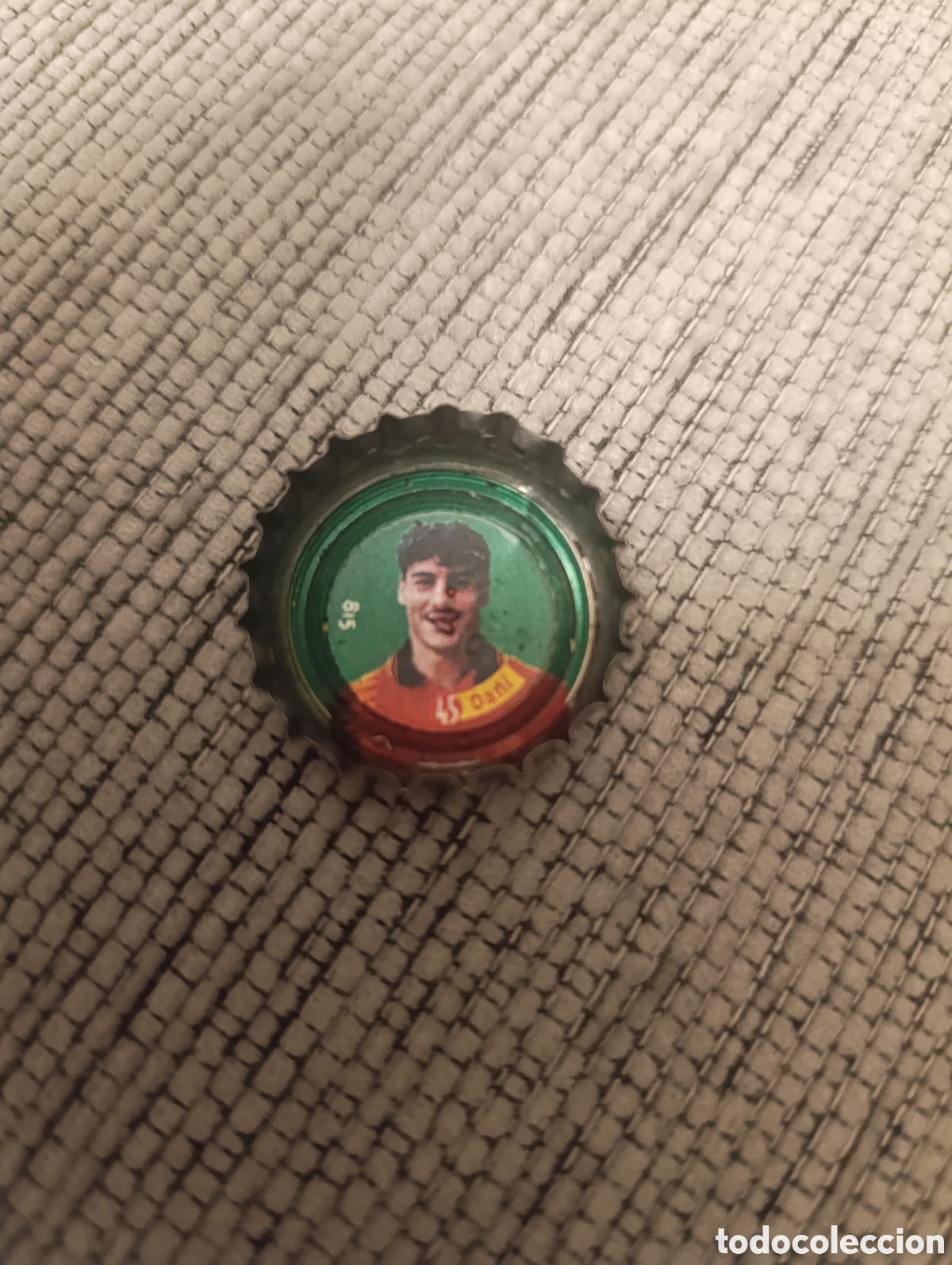 Cromos de f&uacute;tbol: Chapas Coca Cola Selecci&oacute;n Espa&ntilde;ola de Futbol n 45 Dani