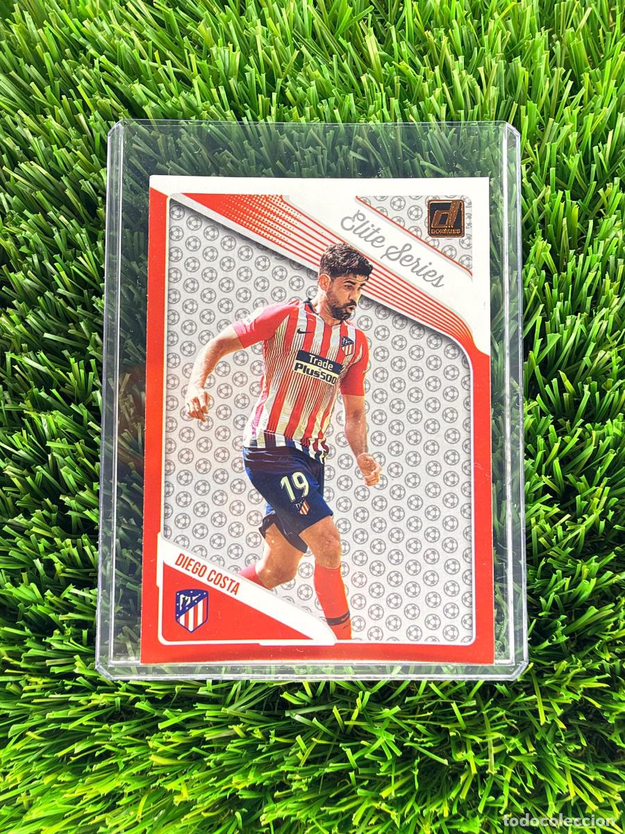 Cromos de f&uacute;tbol: N&ordm; ES-13 Diego Costa Elite Series Atl&eacute;tico de Madrid Donruss Soccer FIFA 18 19