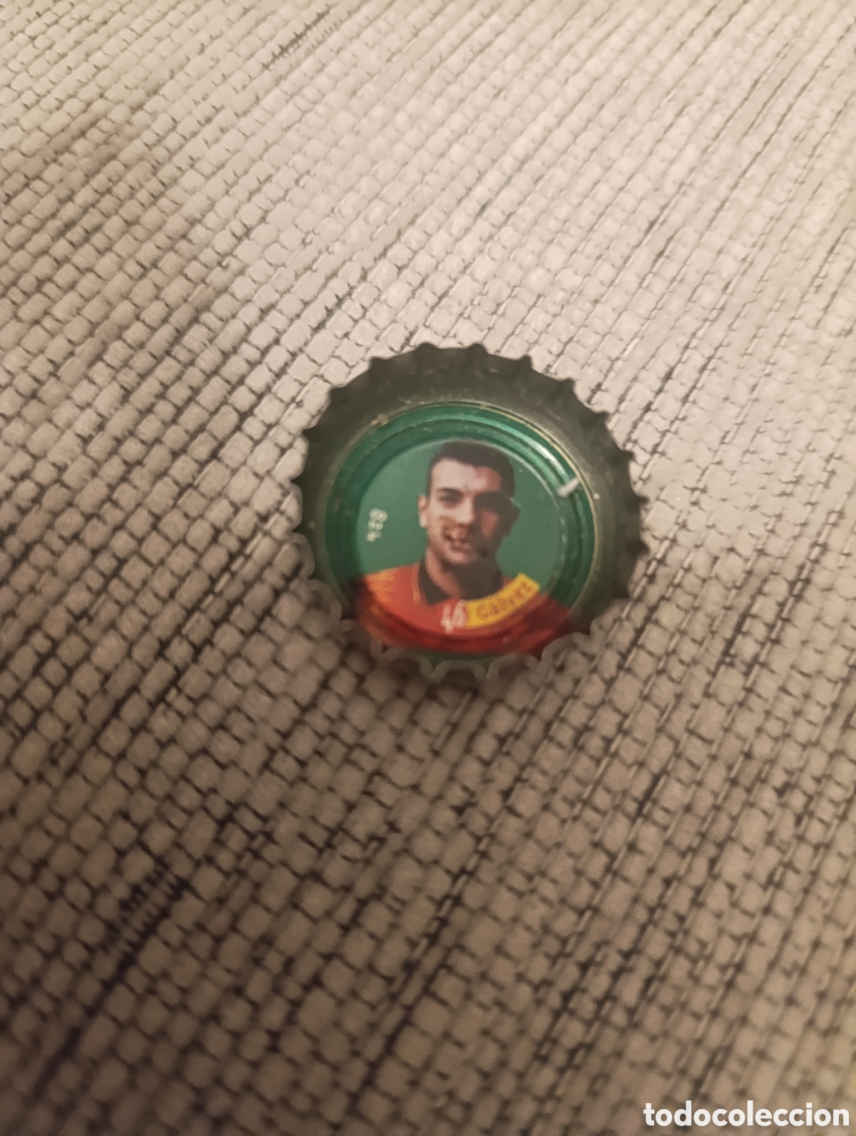 Cromos de f&uacute;tbol: Chapas Coca Cola Selecci&oacute;n Espa&ntilde;ola de Futbol n 46 G&aacute;lvez