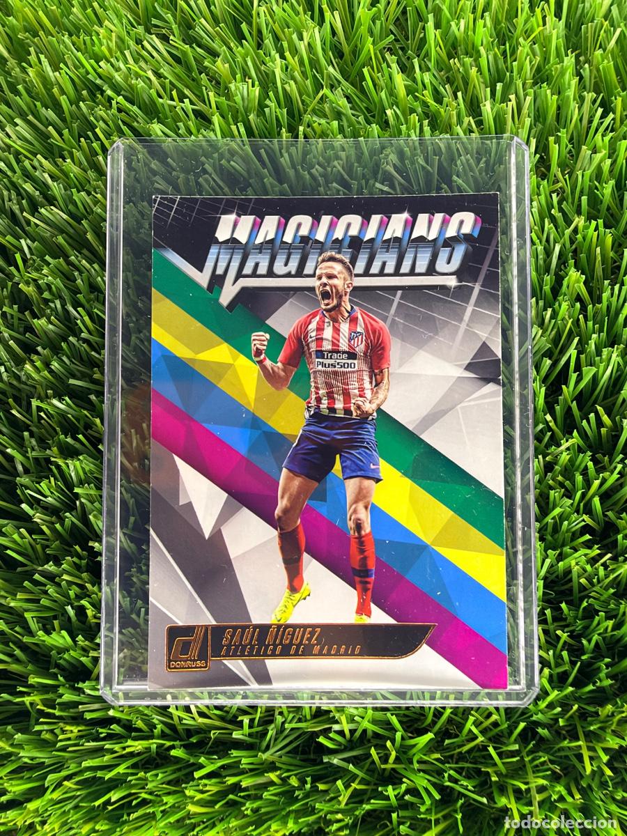 Cromos de f&uacute;tbol: N&ordm; M-7 Sa&uacute;l &Ntilde;&iacute;guez Magician Atl&eacute;tico de Madrid Donruss Soccer FIFA 18 19
