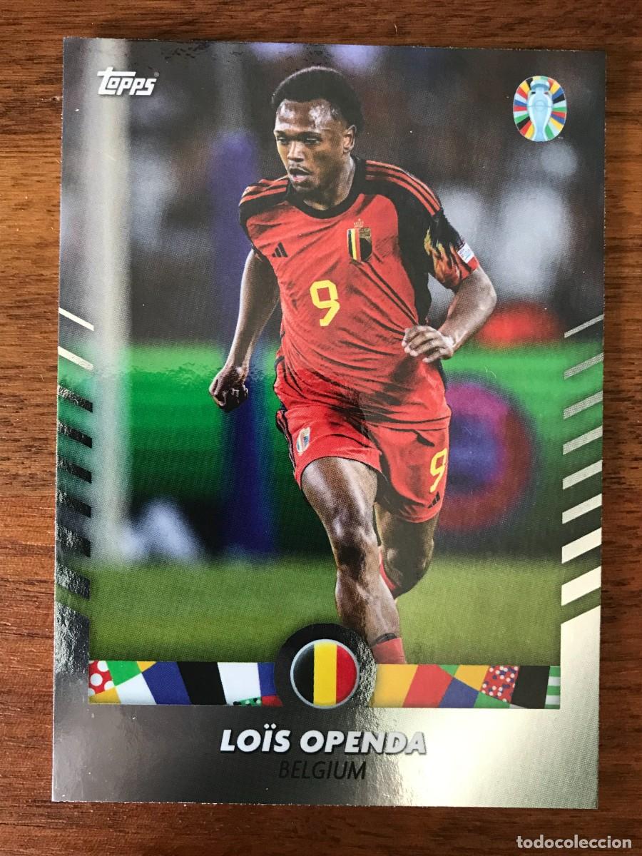 Cromos de f&uacute;tbol: LOIS OPENDA - BELGICA - TOPPS MOURINHO UEFA EURO 2024 24
