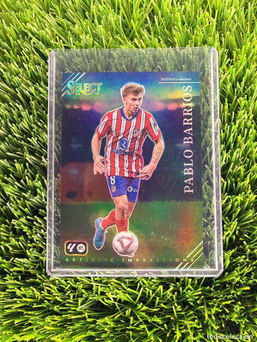 Cromos de f&uacute;tbol: N&ordm; 4 Pablo Barrios Artistic Impressions Case Hit Atl&eacute;tico de Madrid Select La Liga 24 25