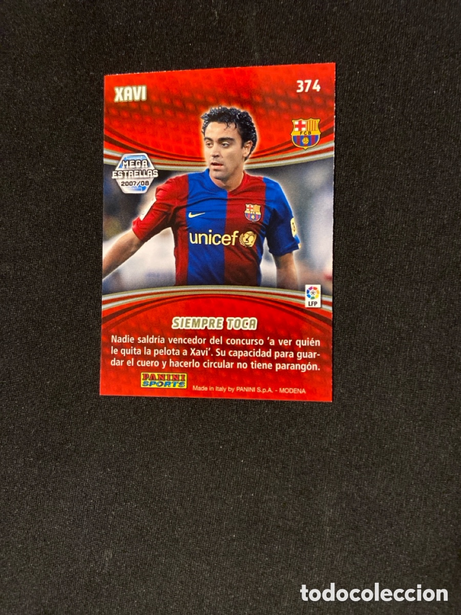 Cromos de f&uacute;tbol: XAVI 374 ESTRELLAS (BARCELONA) - Foto 2