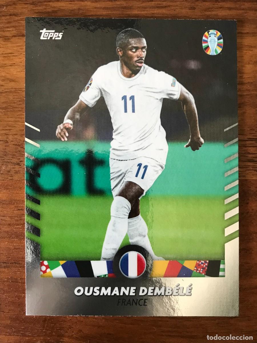 Cromos de f&uacute;tbol: OUSMANE DEMBELE - FRANCIA - TOPPS MOURINHO UEFA EURO 2024 24