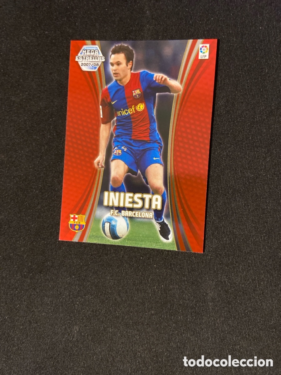 Cromos de f&uacute;tbol: INIESTA 376 ESTRELLAS (BARCELONA)