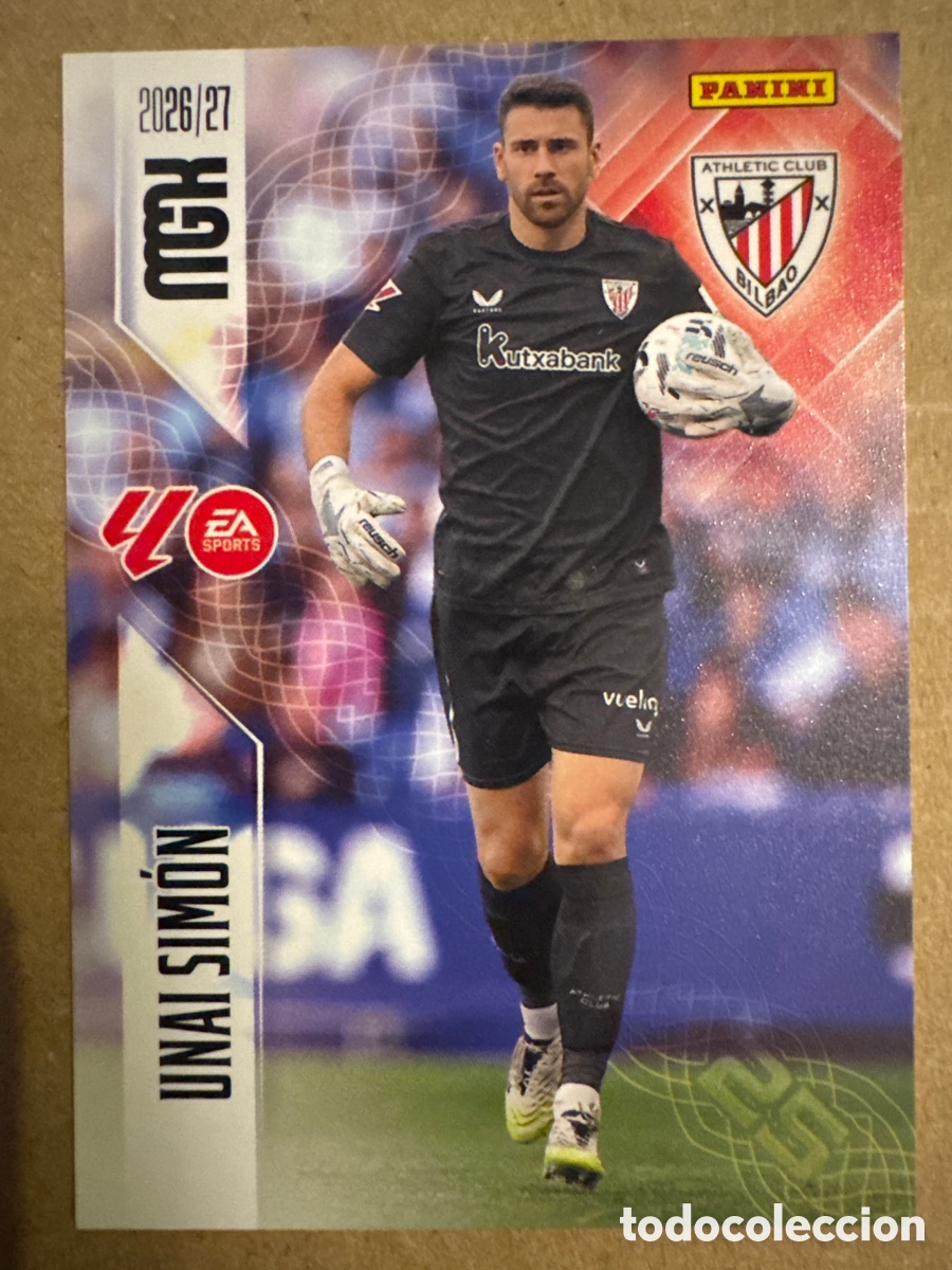 Cromos de f&uacute;tbol: # 38 Unai Sim&oacute;n Athletic Club Bilbao Megacracks 26 27 2026 2027