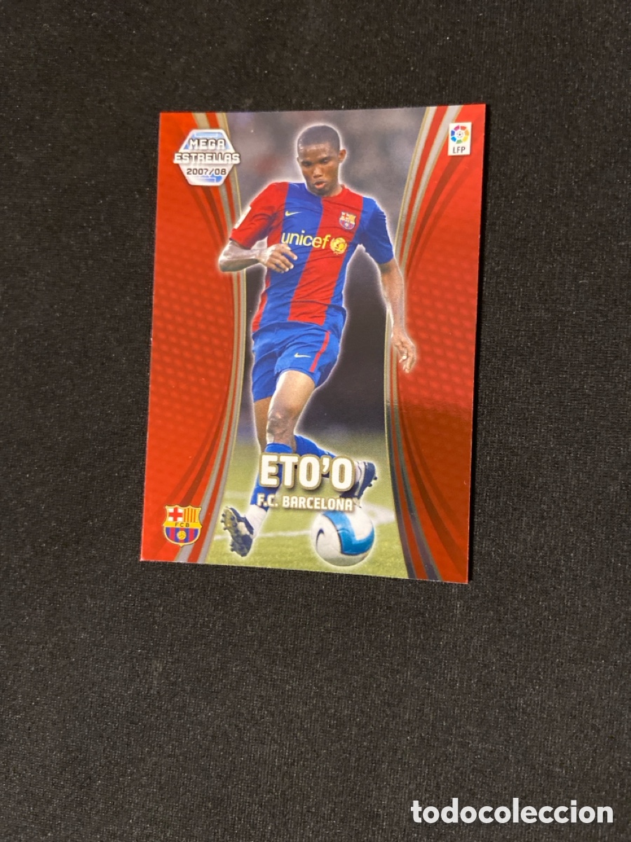 Cromos de f&uacute;tbol: ETO&rsquo;O 384 ESTRELLAS (BARCELONA) - Foto 1