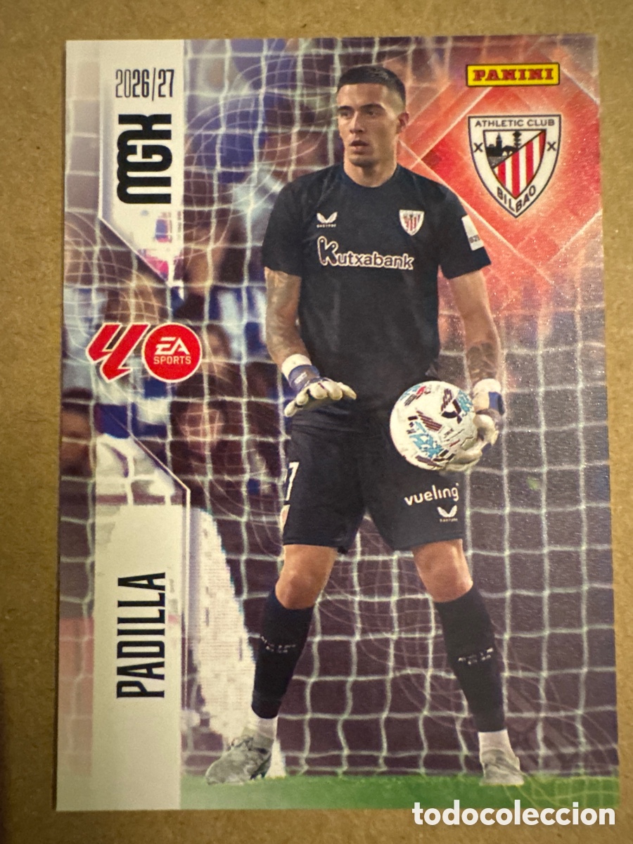 Cromos de f&uacute;tbol: # 29 Padilla Athletic Club Bilbao Megacracks 26 27 2026 2027