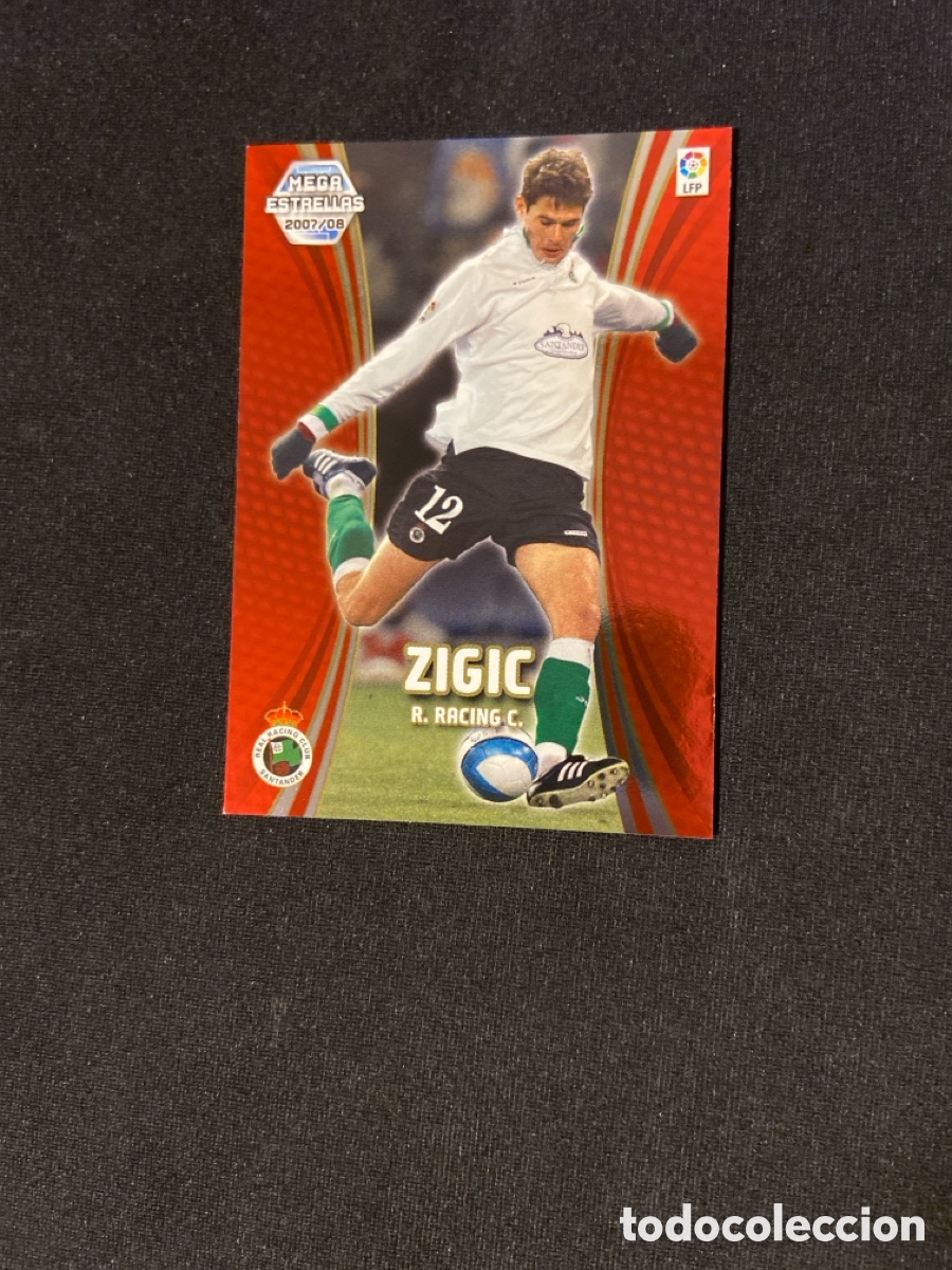 Cromos de f&uacute;tbol: ZIGIC 385 ESTRELLAS (RACING SANTANDER)