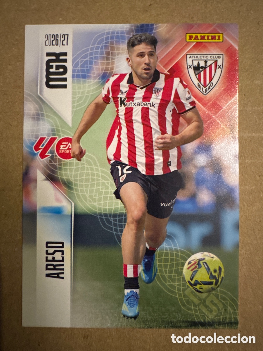 Cromos de f&uacute;tbol: # 40 Areso Athletic Club Bilbao Megacracks 26 27 2026 2027