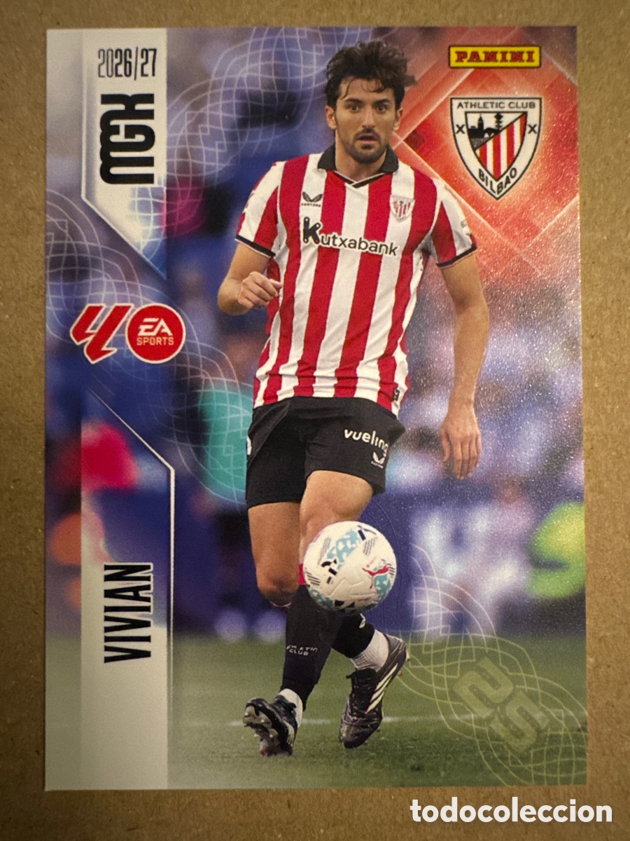 Cromos de f&uacute;tbol: # 41 Vivian Athletic Club Bilbao Megacracks 26 27 2026 2027