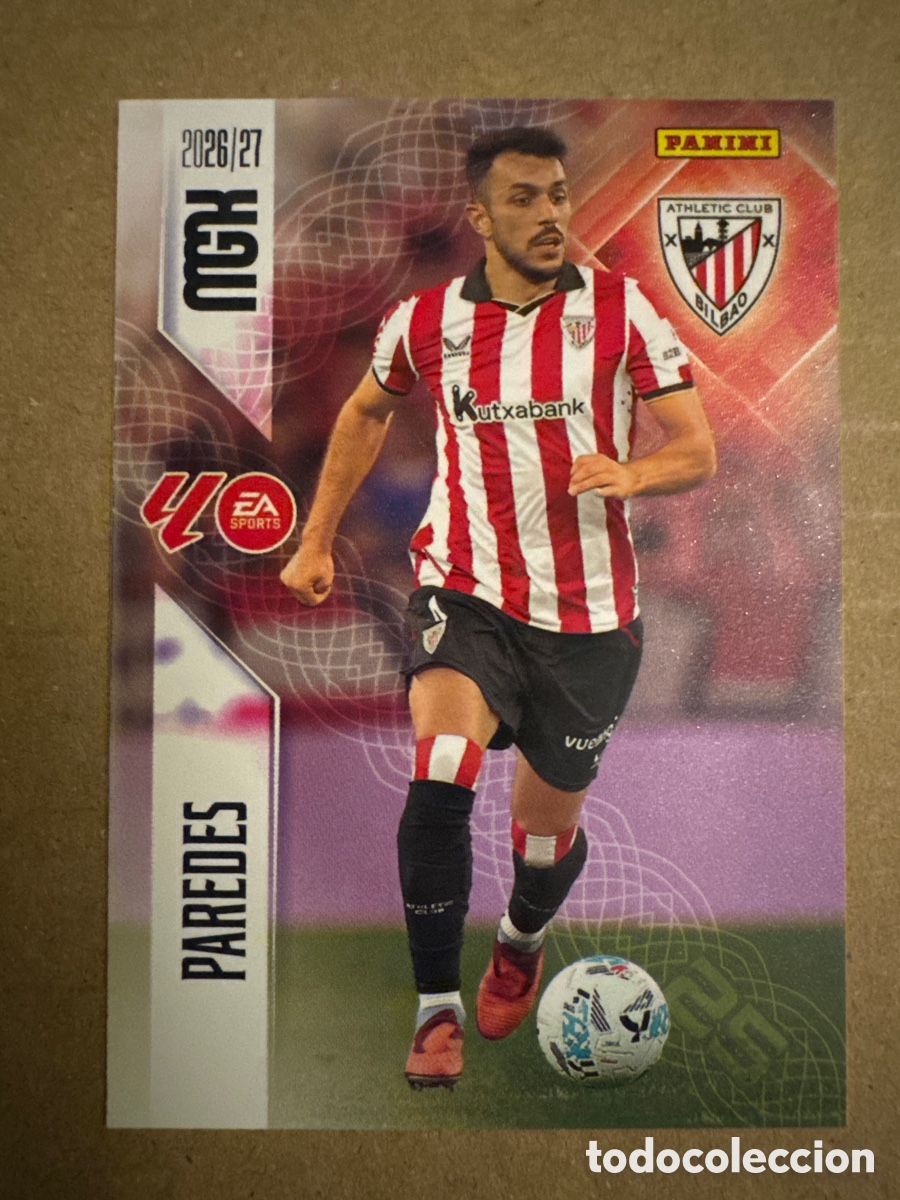 Cromos de f&uacute;tbol: # 42 Paredes Athletic Club Bilbao Megacracks 26 27 2026 2027